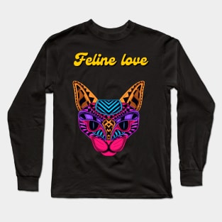 Feline love Long Sleeve T-Shirt